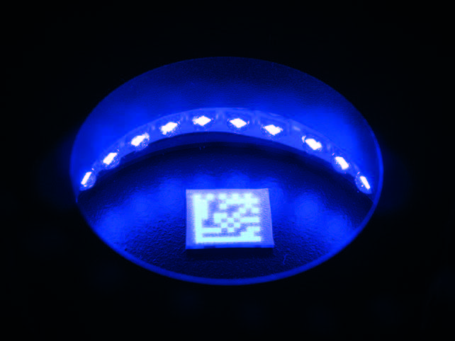 uv beleuchtung qr code
